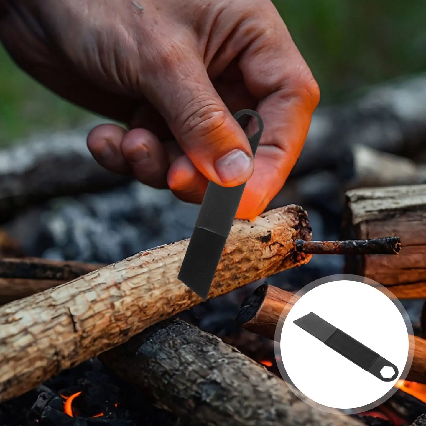 10 Pcs Fire Scraper Emergency Starter Survival Starters for Campfires Flint Striker Camping