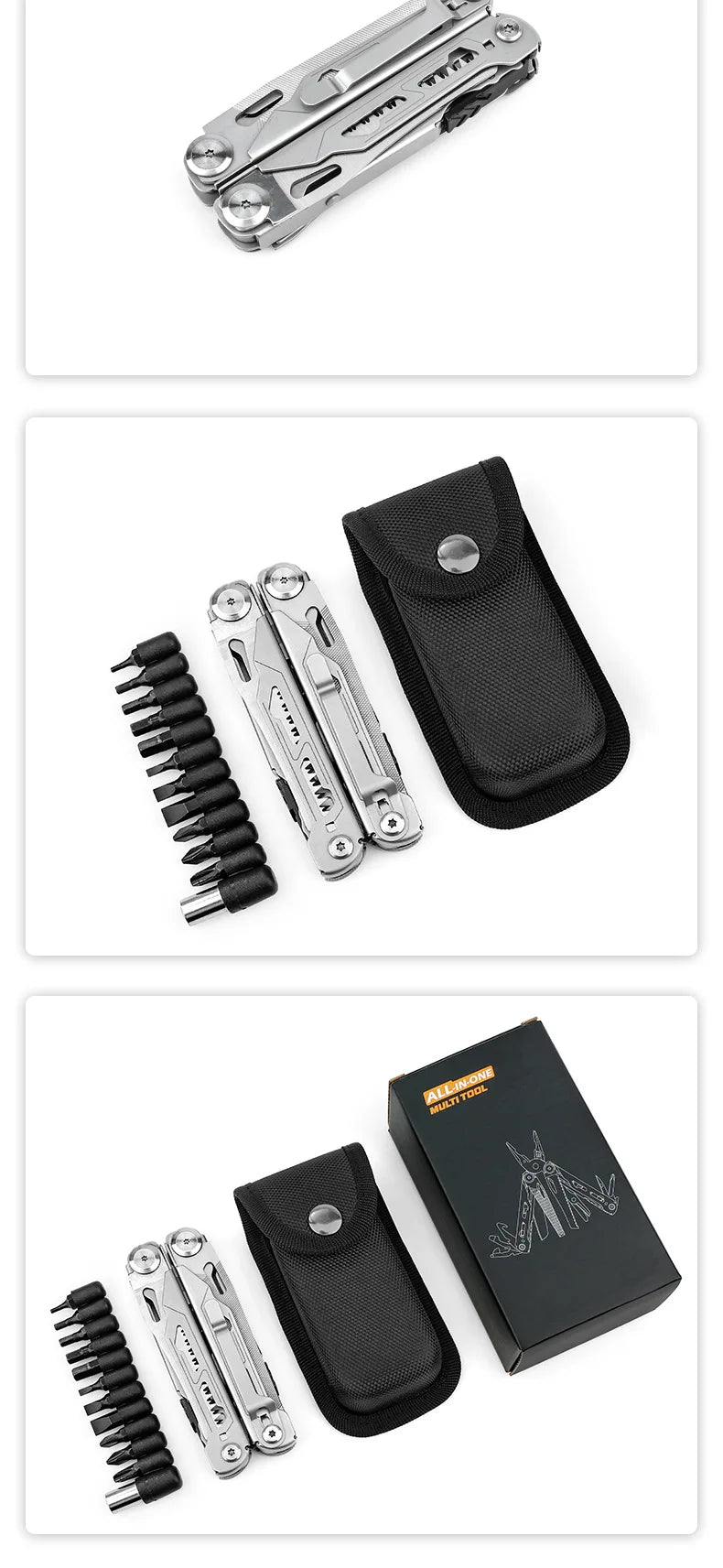DL30 Hand Tools Multi-tool Pliers Set Tactical Multitool Edc Camping and Hunting Multifunctional Folding Knife, Gifts for Men