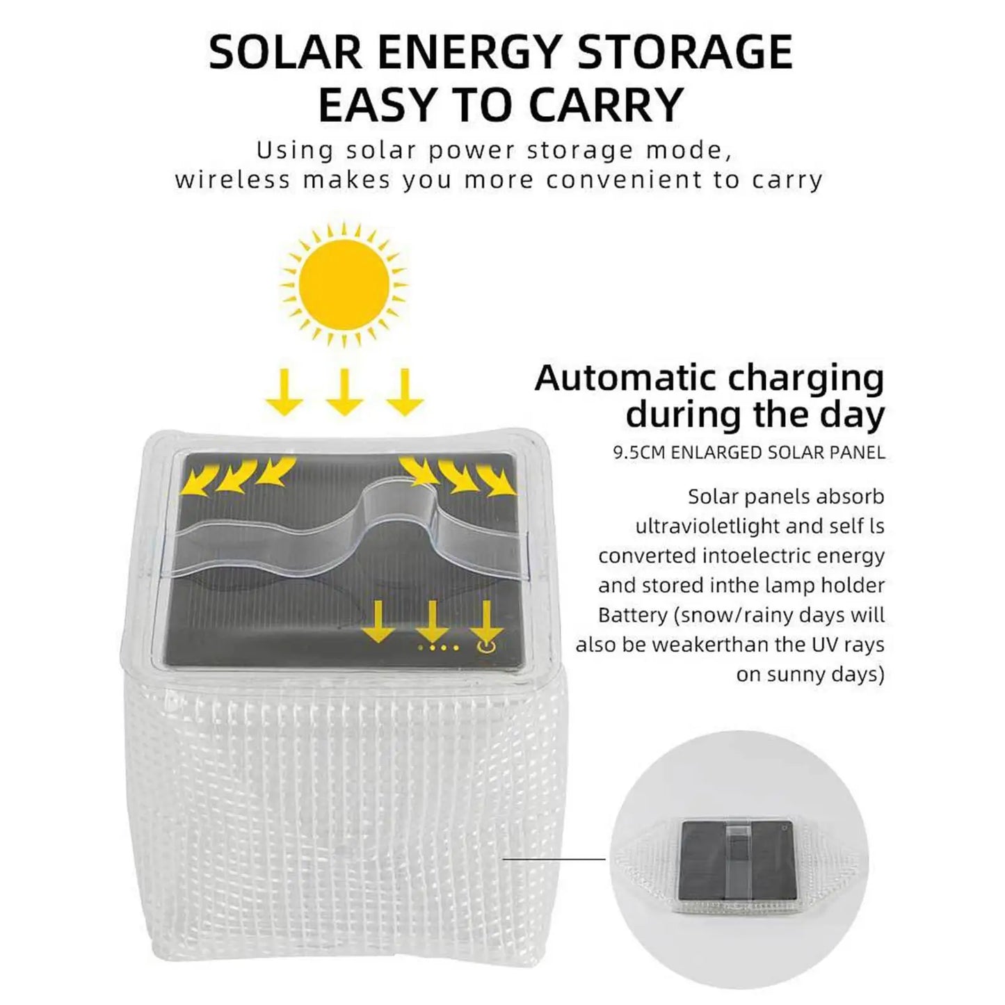 Multifunctional Solar Camping Lantern Wide Application For Camping Hiking And Emergencies Sturdy Warm White Lighting