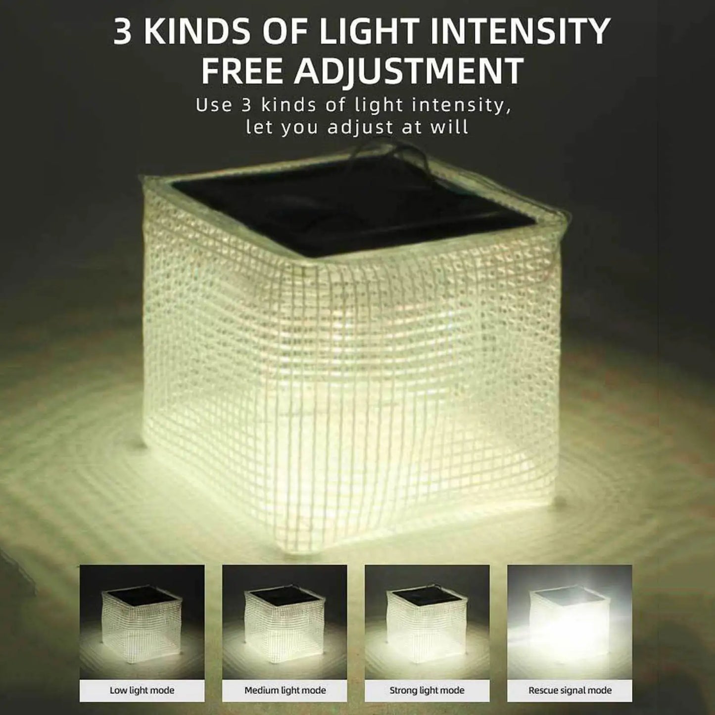 Multifunctional Solar Camping Lantern Wide Application For Camping Hiking And Emergencies Sturdy Warm White Lighting