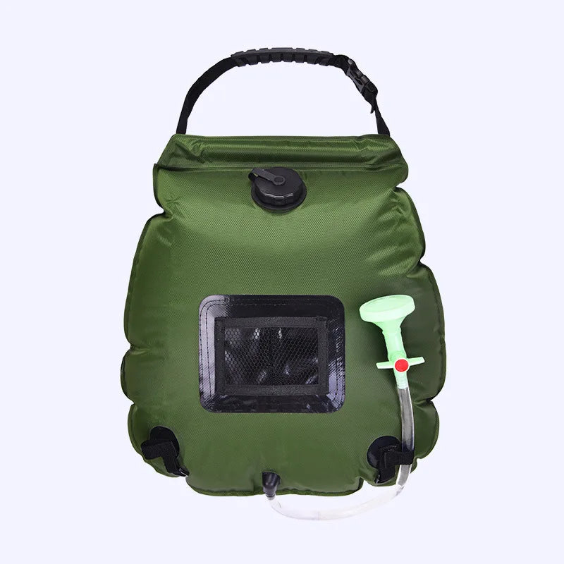 Camping Shower Bag Strong PVC Water Bag 20L Solar Energy Heat Camp Shower Bag